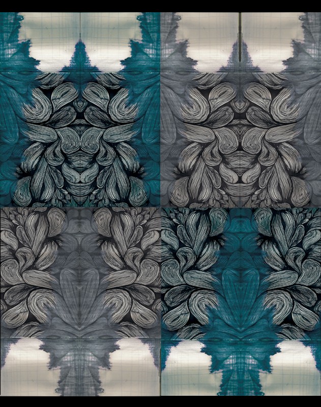 Layered fingerprint pattern