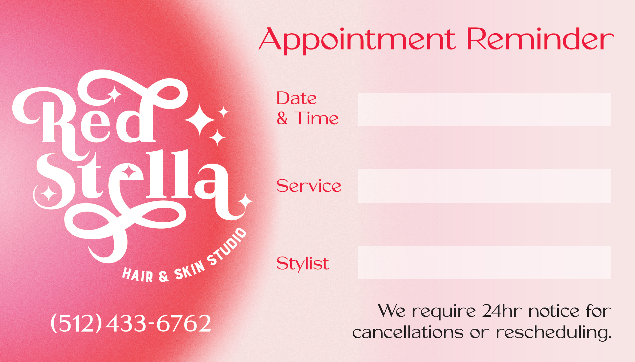 Appointment reminder front