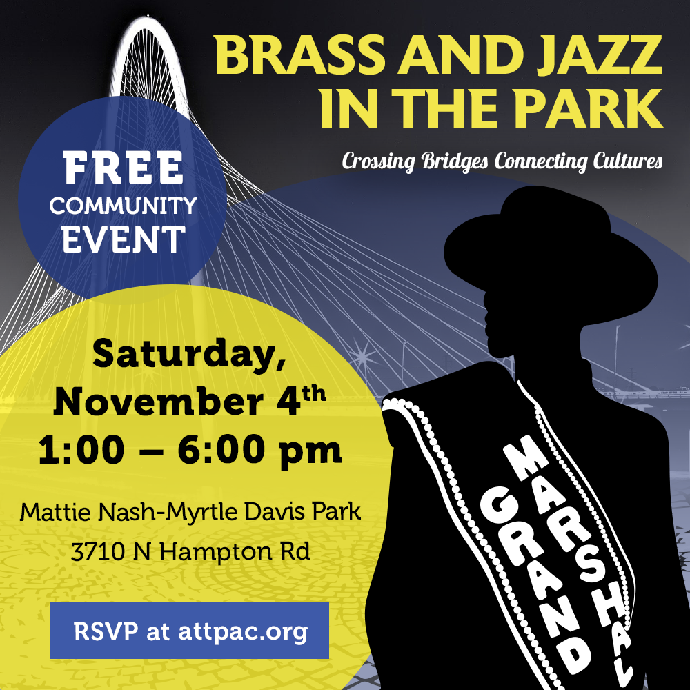 Brass and Jazz square digital announcement