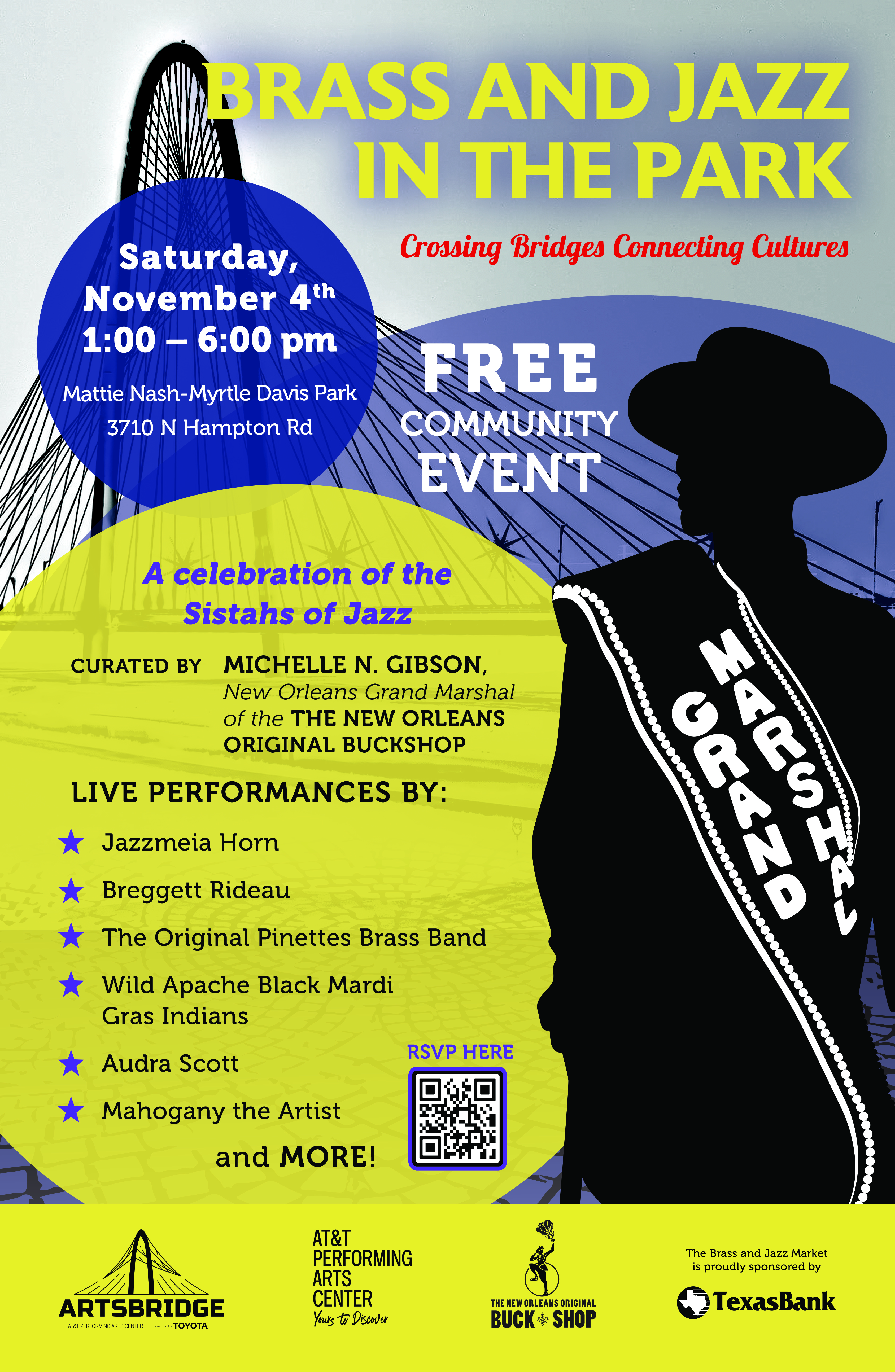 Brass and Jazz event poster